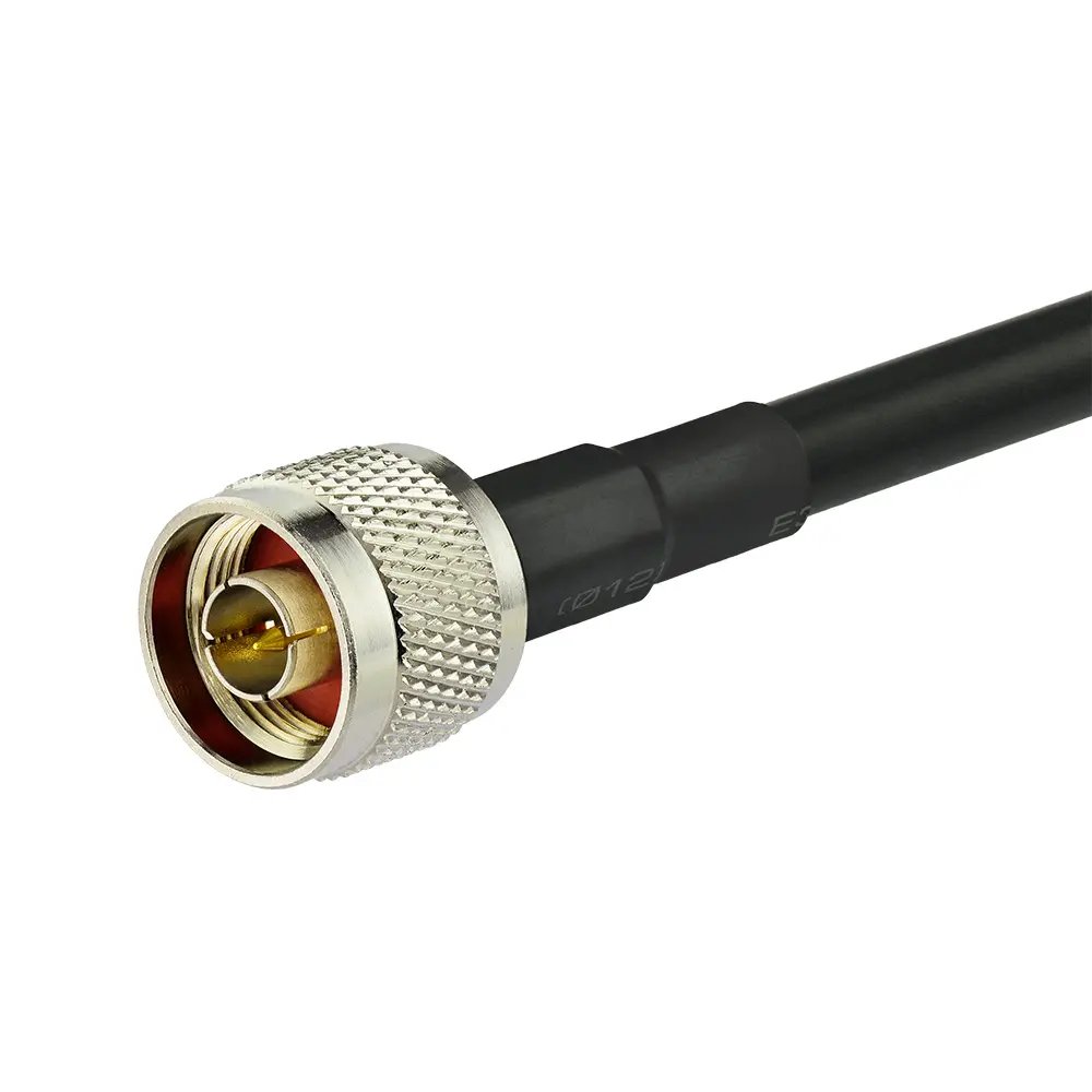 OEM LMR low loss coaxial jumper Cable N Male Right Angle to N Male Straight Plug RF Cable for 3G 4G GPS WIFI Antenna Cable